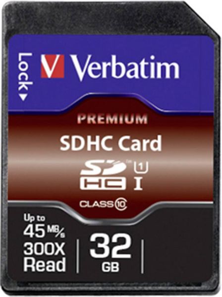 Verbatim 43962 SDHC-Karte 16 GB Class 10