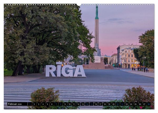 Produktbild: Nordischer Glanz &ndash; Tallinn - Riga - Vilnius (Wandkalender 2026 DIN A2 quer), CALVENDO Monatskalender
