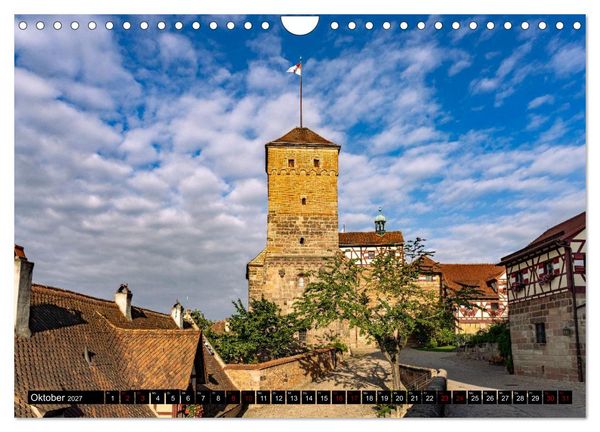 Produktbild: Wunderbares N&uuml;rnberg (Wandkalender 2027 DIN A4 quer), CALVENDO Monatskalender