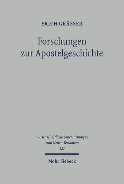 Produktbild: Forschungen zur Apostelgeschichte