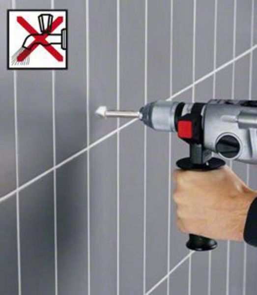 Produktbild: Bosch Accessories 2608587166 Glas- und Fliesenbohrer 12 mm Gesamtl&auml;nge 90 mm Zylinderschaft 1 St.