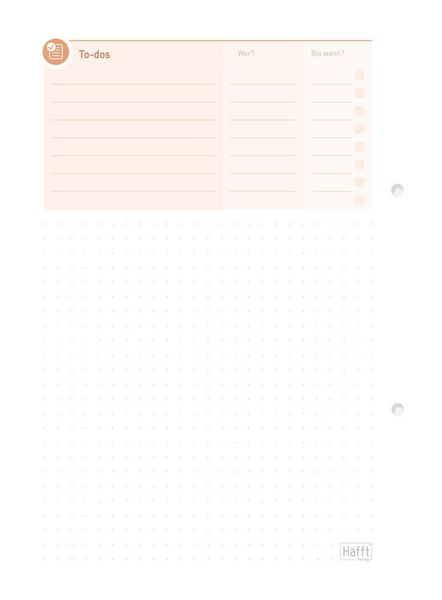 Produktbild: Block A5 Meeting-Notes