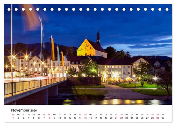 Produktbild: Bad T&ouml;lz - Perle an der Isar (Tischkalender 2026 DIN A5 quer), CALVENDO Monatskalender