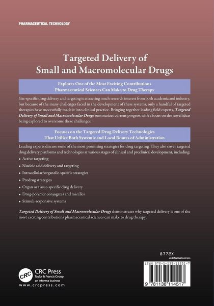 Produktbild: Targeted Delivery of Small and Macromolecular Drugs