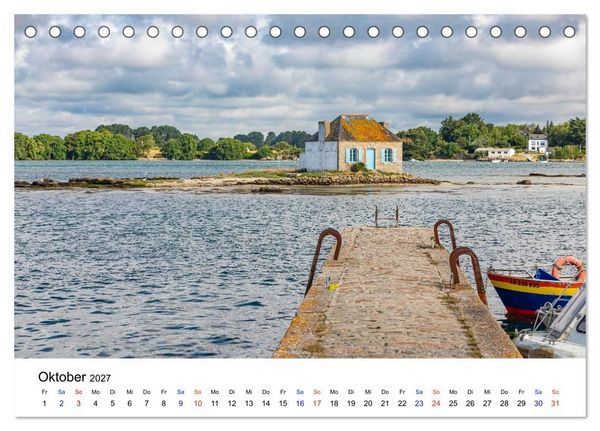 Produktbild: Morbihan - Eine Entdeckungsreise in den S&uuml;den der Bretagne (Tischkalender 2027 DIN A5 quer), CALVENDO Monatskalender