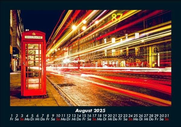 Produktbild: London 2025 Fotokalender DIN A5