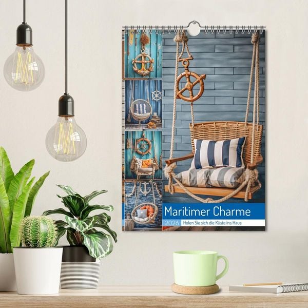 Produktbild: Maritimer Charme (Wandkalender 2026 DIN A4 hoch), CALVENDO Monatskalender