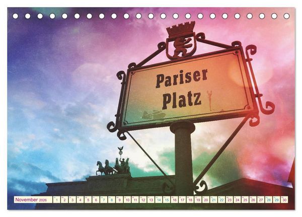 Produktbild: Berlin megacool (Tischkalender 2026 DIN A5 quer), CALVENDO Monatskalender