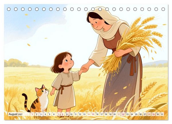 Produktbild: Luna, Minka und die Bibel (Tischkalender 2027 DIN A5 quer), CALVENDO Monatskalender