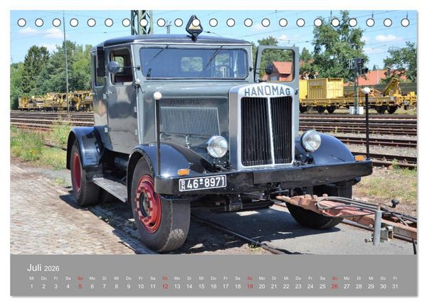 Produktbild: Oldtimer - L K W (Tischkalender 2026 DIN A5 quer), CALVENDO Monatskalender