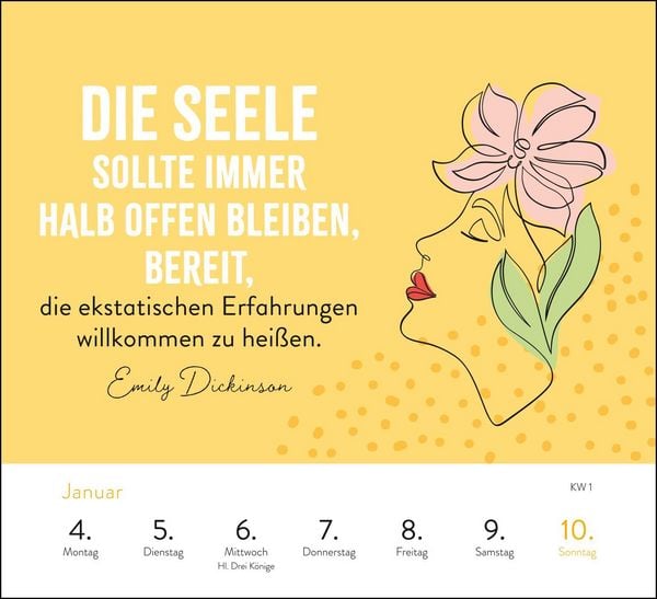 Produktbild: Wochenkalender 2027: Sei stark. Sei anders. Sei DU.