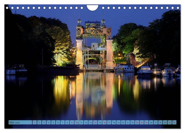 Produktbild: RUHRPOTT LICHTER (Wandkalender 2026 DIN A4 quer), CALVENDO Monatskalender