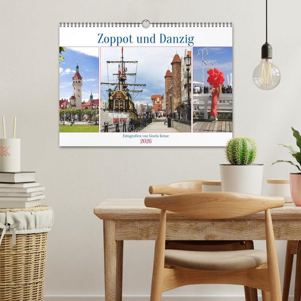 Produktbild: Zoppot und Danzig (Wandkalender 2026 DIN A3 quer), CALVENDO Monatskalender