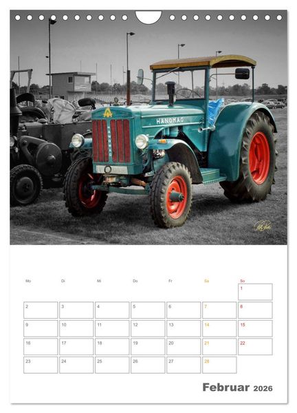 Produktbild: Oldtimer - Trecker Liebe (Wandkalender 2026 DIN A4 hoch), CALVENDO Monatskalender