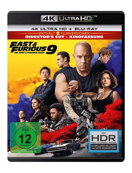 Produktbild: Fast & Furious 9 - Die Fast & Furious Saga (4K Ultra HD) (+ Blu-ray 2D)