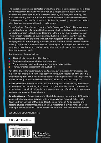 Produktbild: Cross-Curricular Teaching and Learning in the Secondary School... The Arts