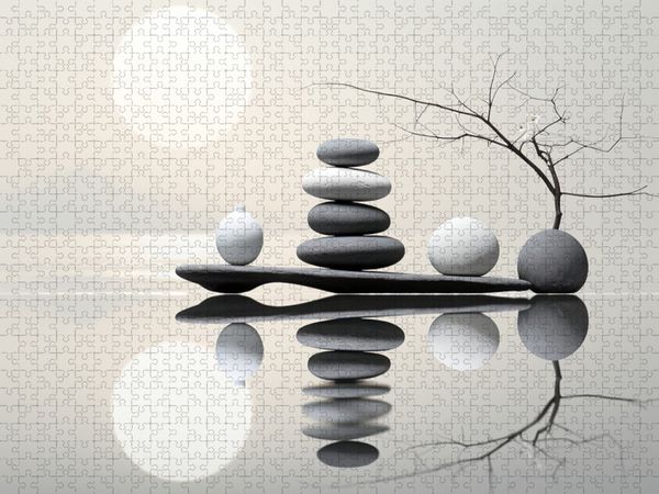 Produktbild: CALVENDO Puzzle Gleichgewicht - Zen | 2000 Teile Lege-Gr&ouml;&szlig;e 90x67cm Foto-Puzzle f&uuml;r gl&uuml;ckliche Stunden