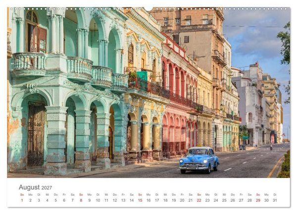 Produktbild: Kuba, karibische Tr&auml;ume (Wandkalender 2027 DIN A2 quer), CALVENDO Monatskalender