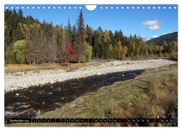 Produktbild: Kanadas British Columbia - Herbstzeit (Wandkalender 2026 DIN A4 quer), CALVENDO Monatskalender