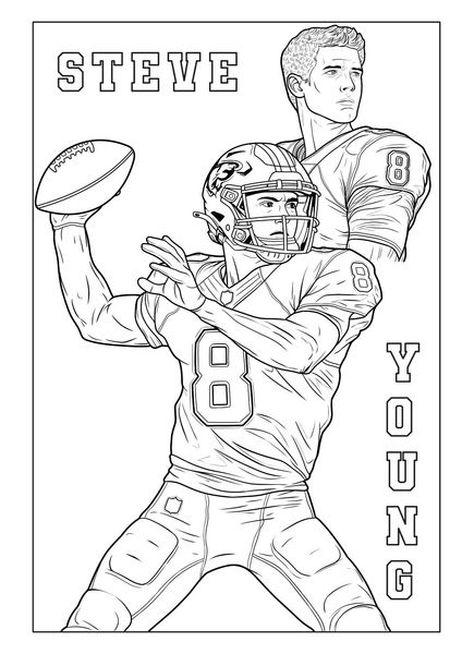 Produktbild: Touchdown Helden &ndash; Das ultimative American-Football-Malbuch f&uuml;r Kinder ab 6 Jahren