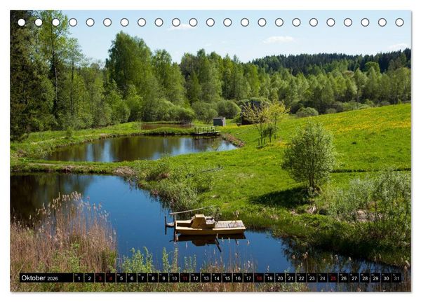 Produktbild: Litauens Sch&ouml;nheiten (Tischkalender 2026 DIN A5 quer), CALVENDO Monatskalender