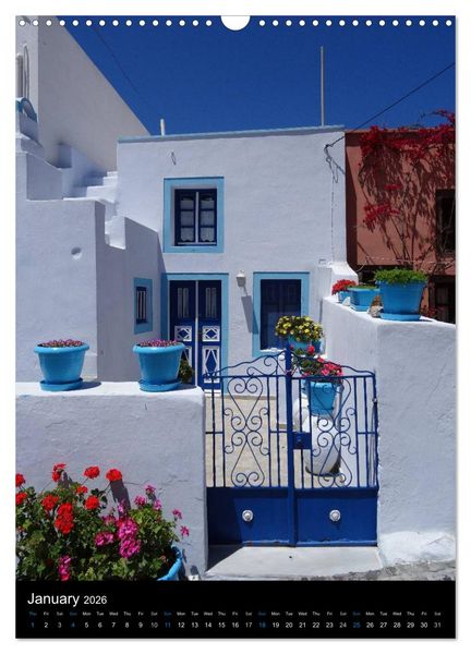 Produktbild: Santorini - Greece (Wall Calendar 2026 DIN A3 portrait), CALVENDO 12 Month Wall Calendar