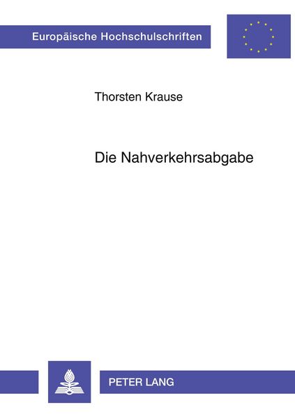 Produktbild: Die Nahverkehrsabgabe
