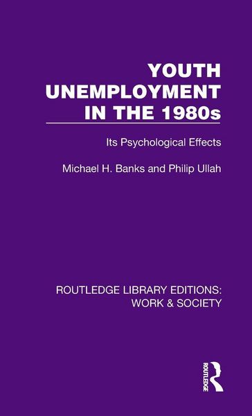 Produktbild: Youth Unemployment in the 1980s