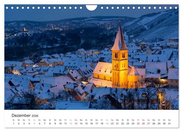 Produktbild: Malerisches Mainfranken (Wandkalender 2026 DIN A4 quer), CALVENDO Monatskalender