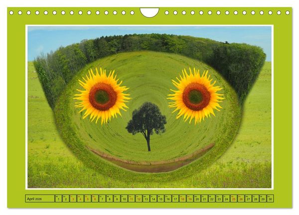 Produktbild: L&auml;cheln in Landschaften (Wandkalender 2026 DIN A4 quer), CALVENDO Monatskalender