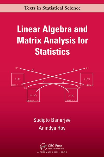 Produktbild: Linear Algebra and Matrix Analysis for Statistics