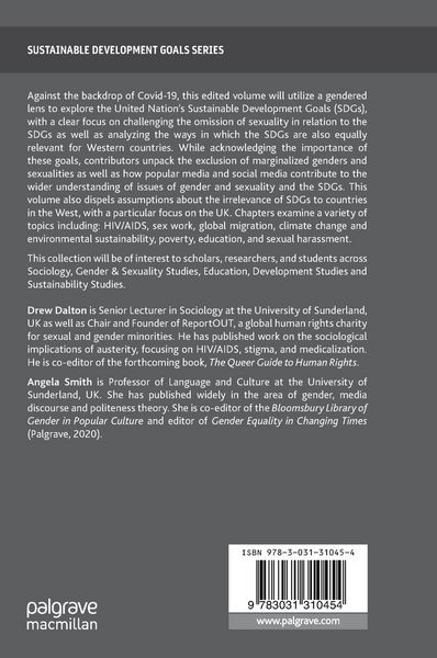 Produktbild: Gender, Sexuality and the UN's SDGs