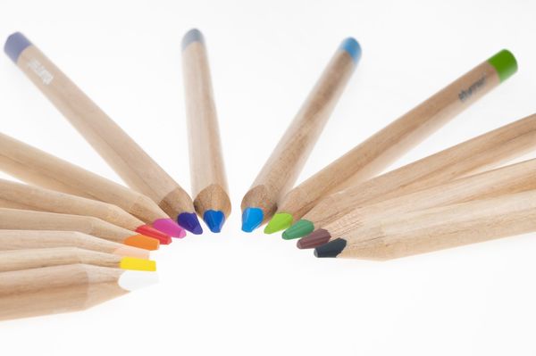 Produktbild: eduGREEN&reg; Dreikant Buntstifte, 12er Set
