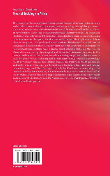 Produktbild: Medical Sociology in Africa