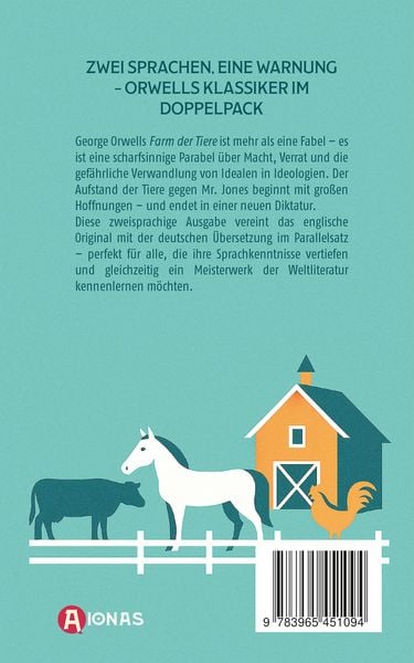 Produktbild: Farm der Tiere / Animal Farm. George Orwell. Zweisprachig Englisch-Deutsch