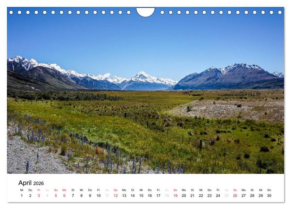 Produktbild: Neuseeland (Wandkalender 2026 DIN A4 quer), CALVENDO Monatskalender
