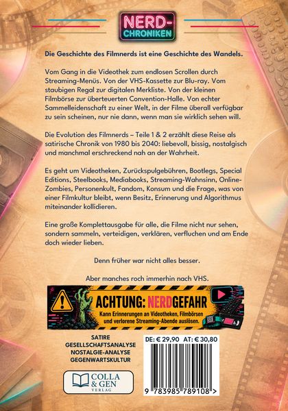 Produktbild: Die Evolution des Filmnerds &ndash; Vom VHS-Krieger zum Streaming-Zombie 1 + 2 (Complete Edition)