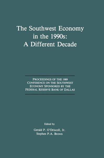 Produktbild: The Southwest Economy in the 1990s: A Different Decade