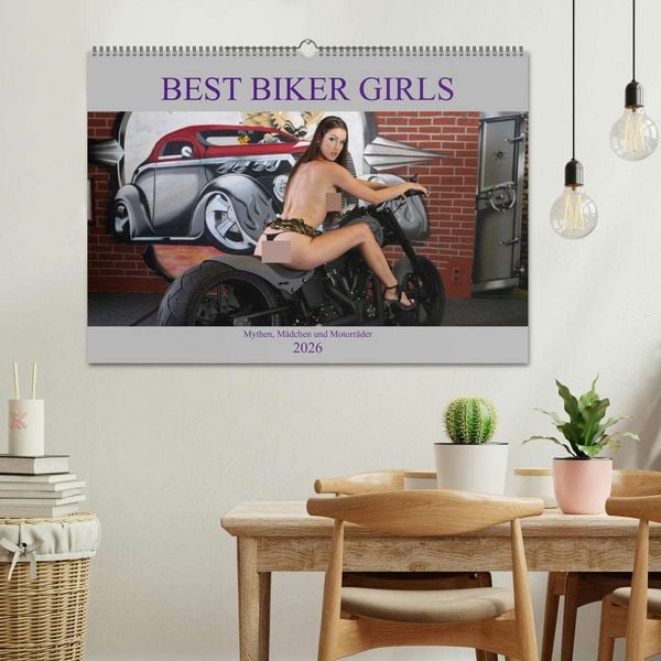 Produktbild: Best Biker Girls (Wandkalender 2026 DIN A2 quer), CALVENDO Monatskalender