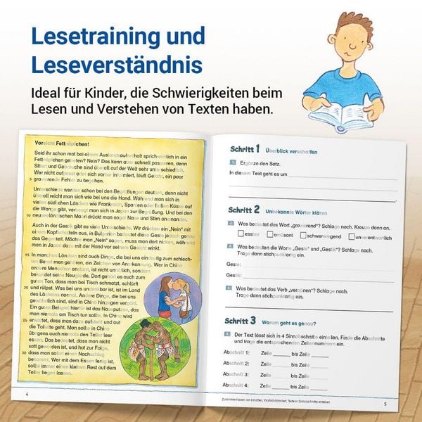 Produktbild: Das &Uuml;bungsheft Lesen 6