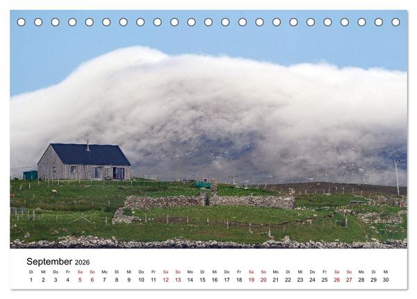 Produktbild: Von Cornwall nach Schottland (Tischkalender 2026 DIN A5 quer), CALVENDO Monatskalender