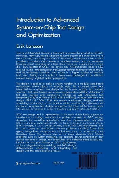 Produktbild: Introduction to Advanced System-on-Chip Test Design and Optimization