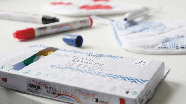 Produktbild: KREUL Textil Marker medium 5er Set