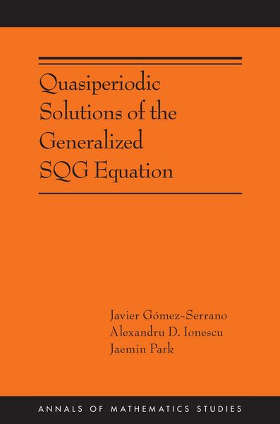 Produktbild: Quasiperiodic Solutions of the Generalized SQG Equation