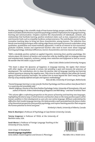 Produktbild: Positive Psychology in SLA
