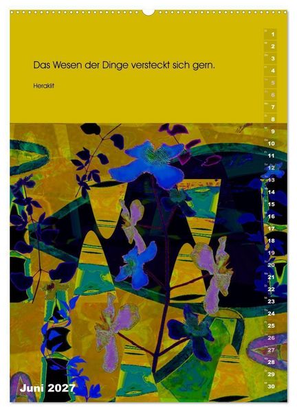 Produktbild: Philosophische Inspirationen Wandkalender 2027 (hochwertiger Premium Wandkalender 2027 DIN A2 hoch), Kunstdruck in Hochglanz