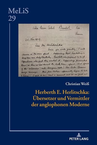Produktbild: Herberth E. Herlitschka: &Uuml;bersetzer und Vermittler der anglophonen Moderne