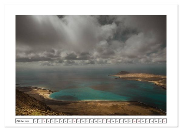Produktbild: Lanzarote - Naturwunder im Atlantik (Wandkalender 2026 DIN A3 quer), CALVENDO Monatskalender