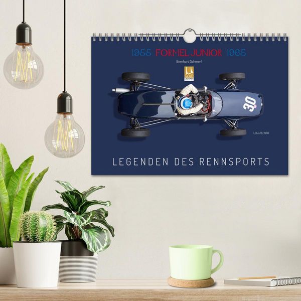 Produktbild: Legenden des Rennsports - Formel Junior 1955-1965 (Wandkalender 2026 DIN A4 quer), CALVENDO Monatskalender