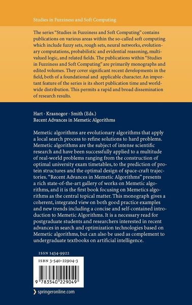 Produktbild: Recent Advances in Memetic Algorithms